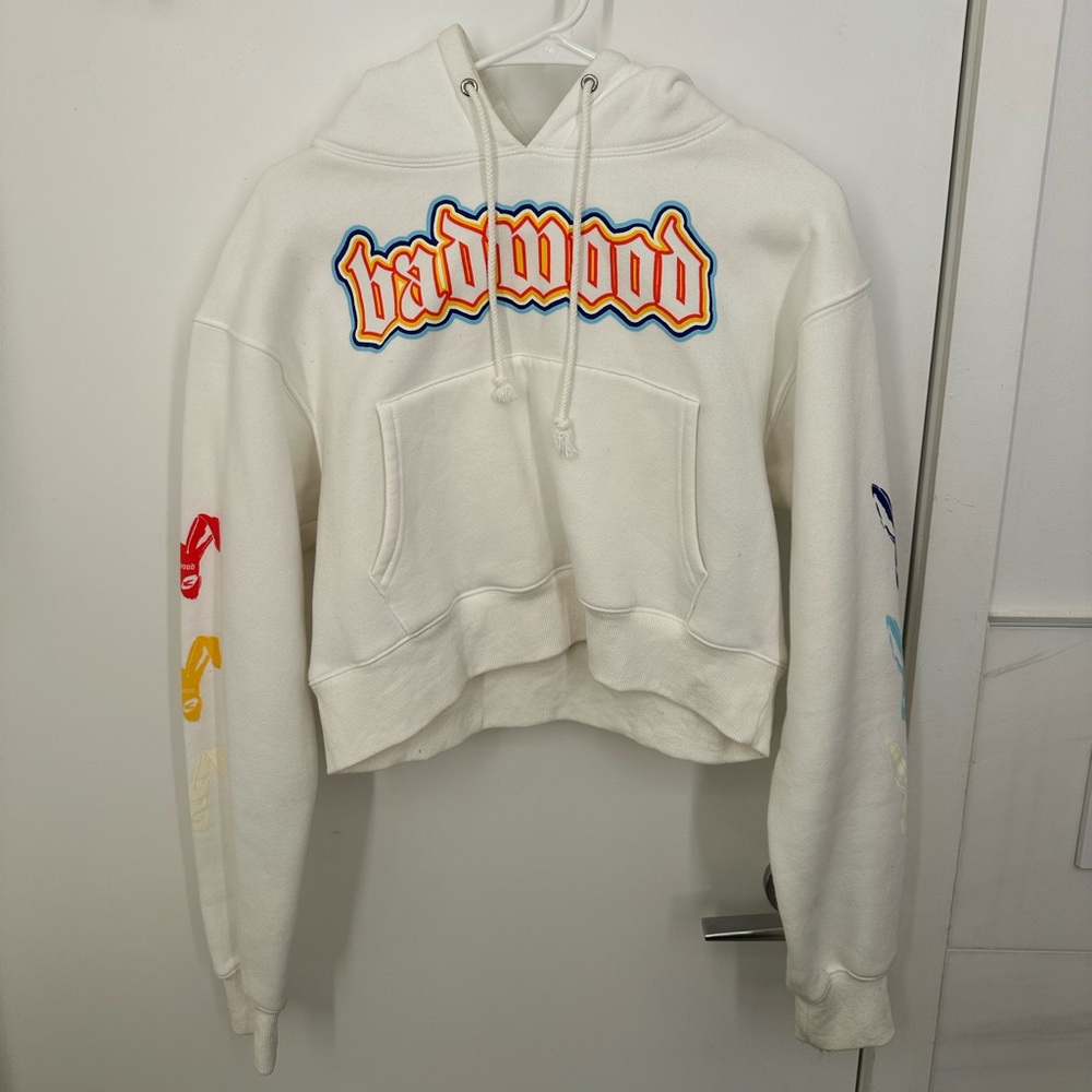 BADWOOD cropped hoodie